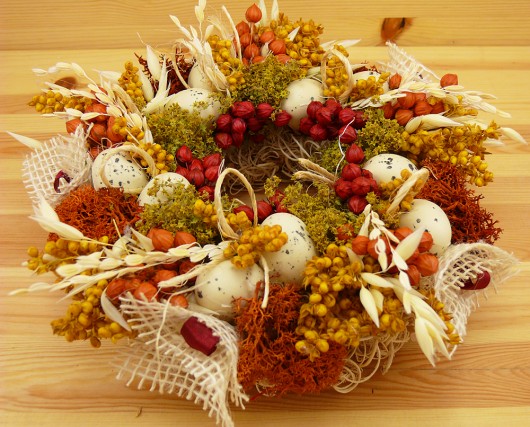 Wianek w pastelach Tulka