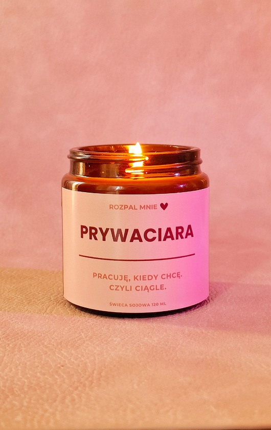 świece zapachowe Świeca sojowa PRYWACIARA