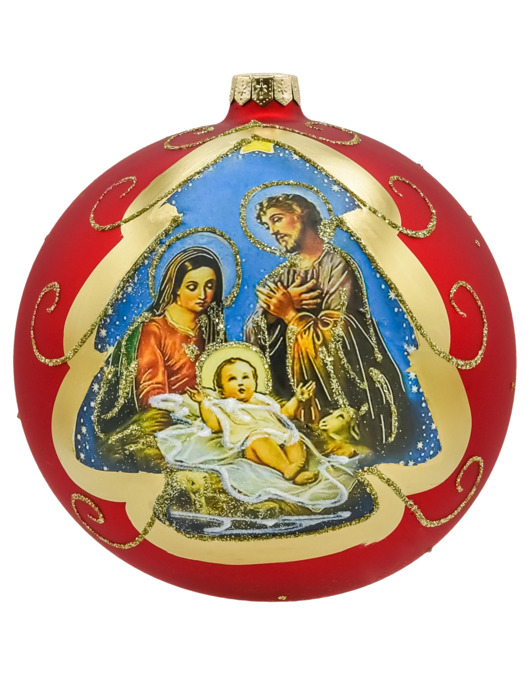 bombki Bombka okrągła: Święta Rodzina