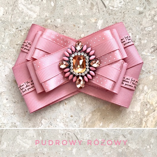Brosza Summer Pink Pudrowy Różowy