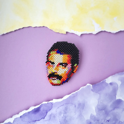 broszki Broszka Freddie Pop-Art