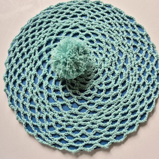 czapki damskie Letni beret z bawełny.