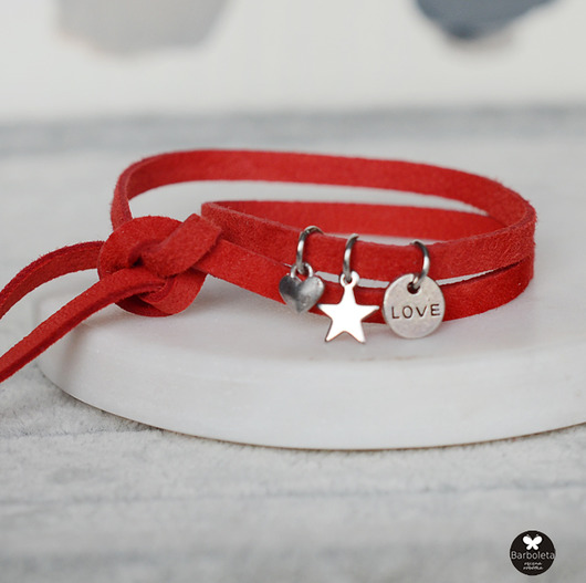 love star love dusty pink barboleta