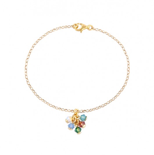 ♥♥♥Kryształki swarovski na łańcuszku. Laoni