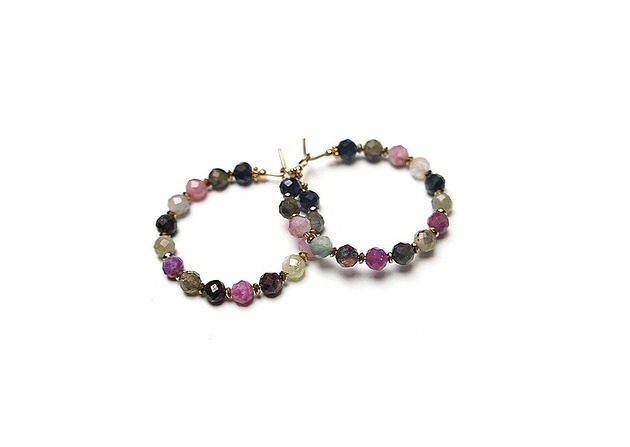 kolczyki - inne Alloys Collection Wianki (Turmaliny) vol. 2 - kolczyki