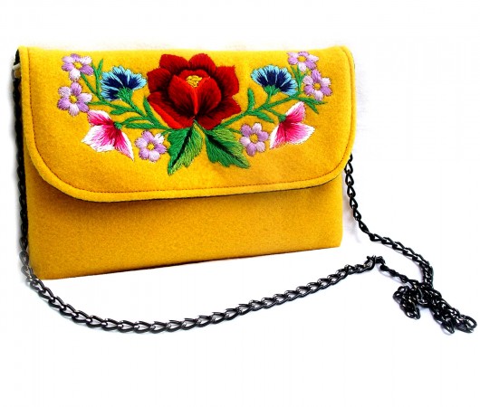 limone VINTAGE  (Łowicz Region embroidery) na ludowo