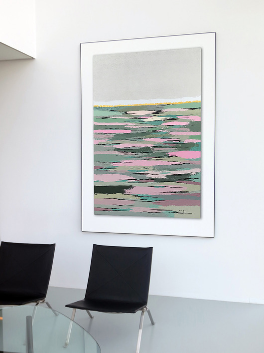 Obraz na płótnie 70x110 cm,farby akrylowe Beata Jarecka