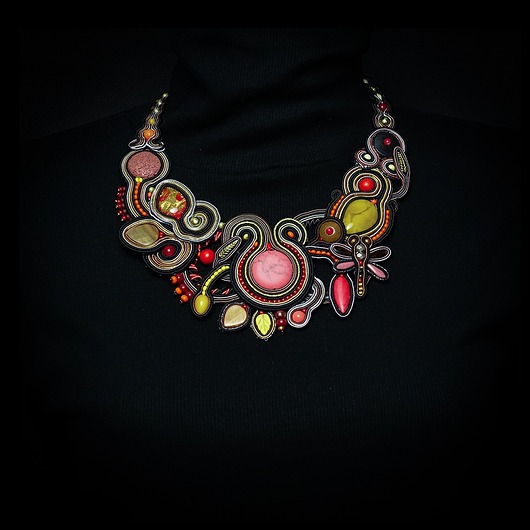 kolie Autumn - naszyjnik soutache