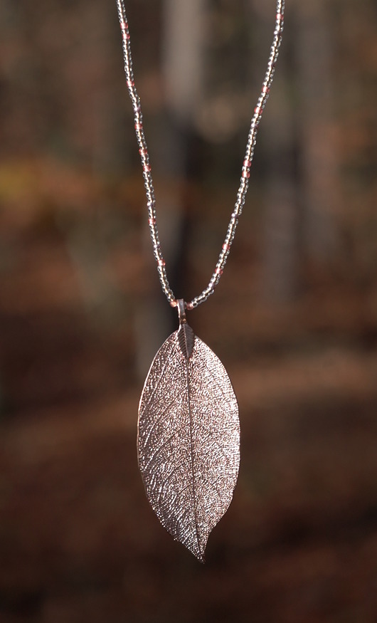wisiory Naszyjnik liść Fairy Wings