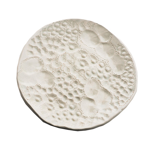 patery i talerze Talerzyk ceramiczny deserowy szary błękit