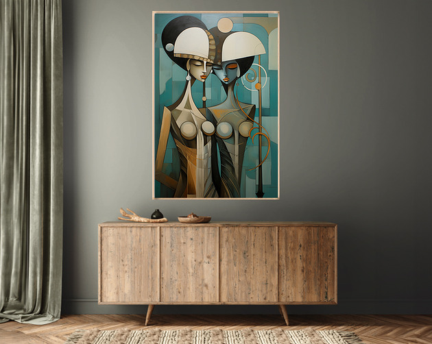 plakaty Oblicza Innych Wymiarów - Plakat - Druk - Abstrakcja, Surrealizm, Loft #11