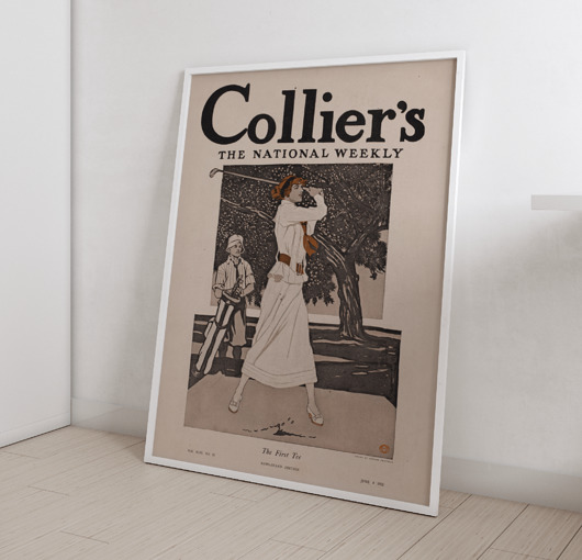 plakaty Plakat Vintage Retro Colliers