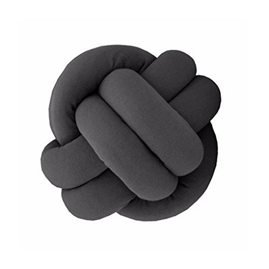 PODUSZKA SUPEŁ - knot pillow Rabarbar Handmade