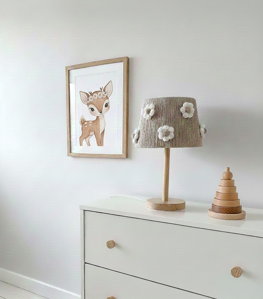 lampy do pokoju dziecka Lampka nocna do pokoju dziecka w stokrotki