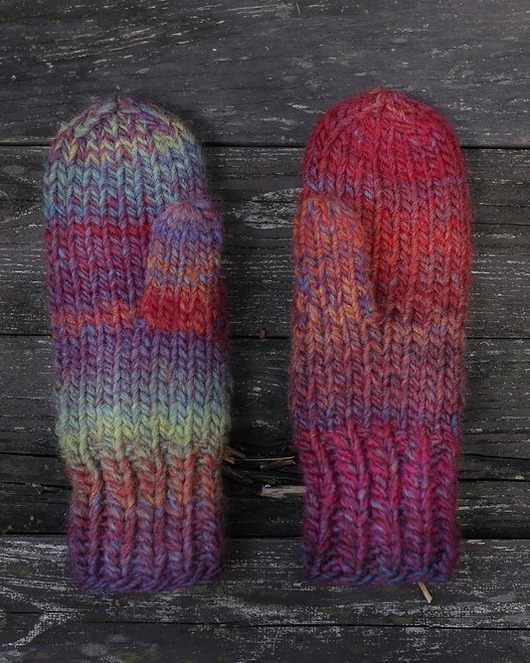 rękawiczki damskie MAXCOLOR kolorowe rękawiczki "wesoły melanż "