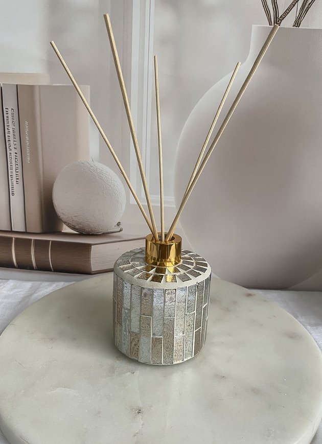 świeczniki i świece Absolute Linen- dyfuzor zapachowy 200ml mozaika (dostępne inne zapachy)