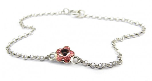Bransoletka z kwiatuszkiem kryształ Swarovski Marisella