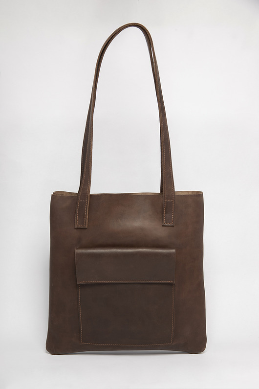 TOREBKA Skórzana Lezerton T05 Retro Brown Lezerton