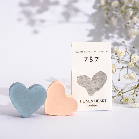 mydło w kostce THE SEA HEART - MYDEŁKO 15g