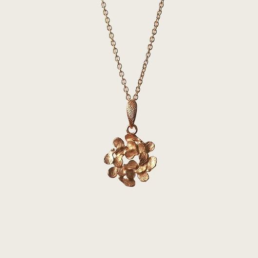 Złoty wisior wianuszek - Jabłonka KOS jewellery