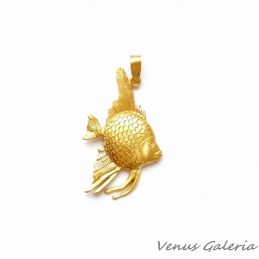 Wisiorek srebrny - Złota rybka VENUS GALERIA