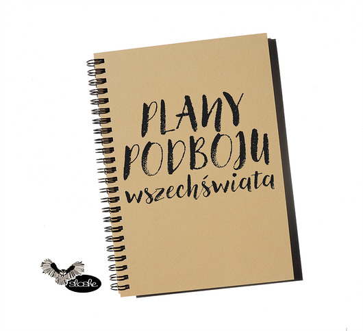 Plany podboju wszechświata, z eko papieru Sowia Aleja