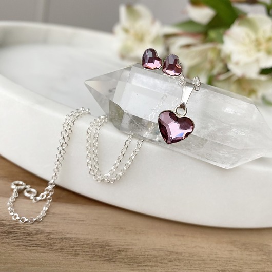 komplet biżuterii Komplet biżuterii - Antyczne serduszka