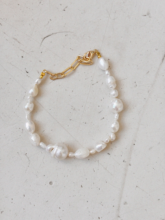 bransoletki - inne Bransoletka z pereł naturalnych