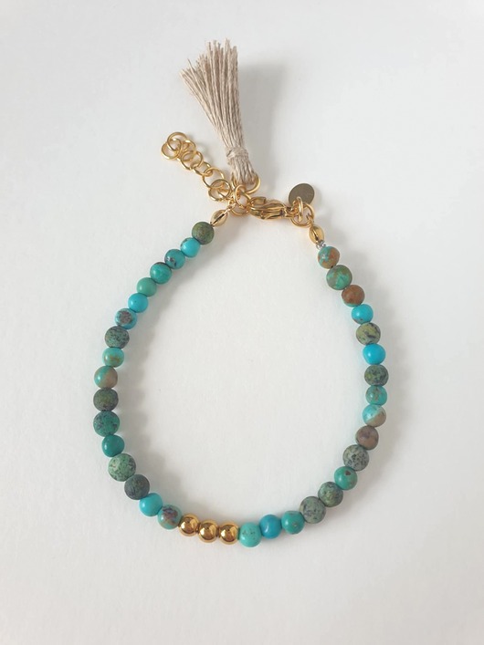 bransoletki z kamieni naturalnych Bransoletka UNO turkus