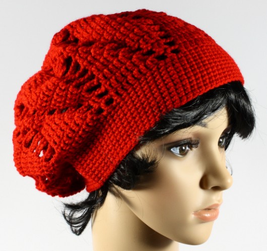 beret czerwony RękaProduction