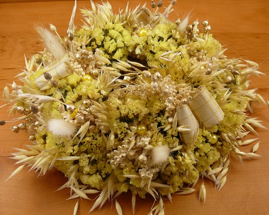 Wianek cytrynowo-złoty Tulka