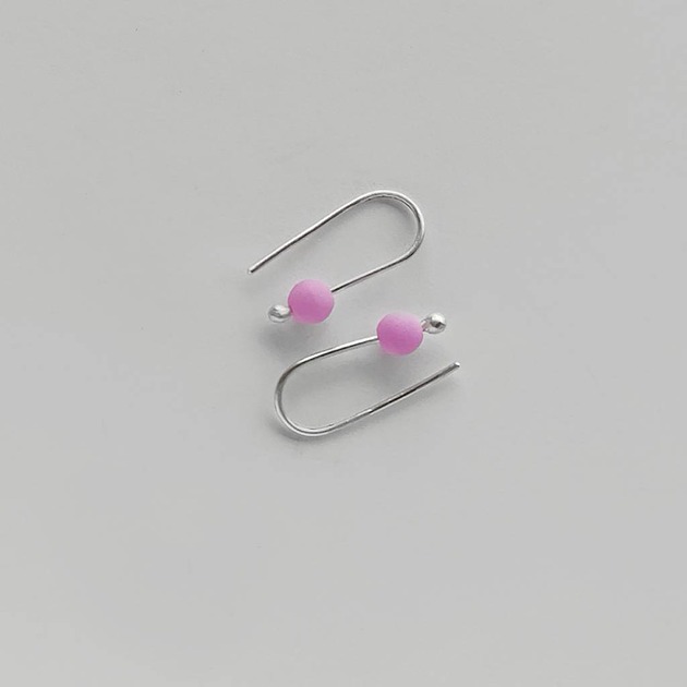 kolczyki z kamieniami Kolczyki OKRĄG