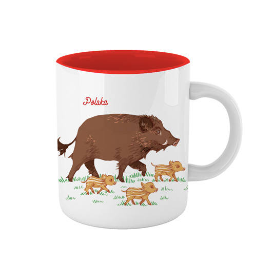 Kubek ceramiczny DZIKI LOVE POLAND DESIGN
