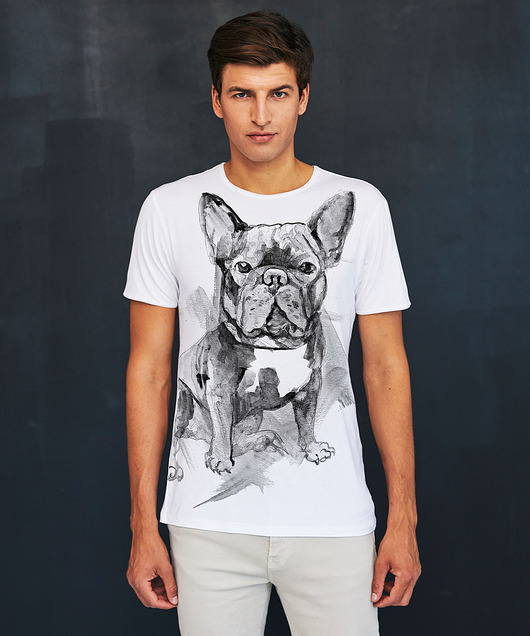 t-shirty męskie Bulldog Men's T-shirt white