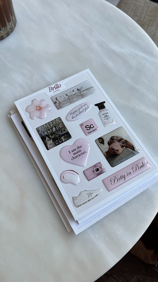 naklejki i wlepy Naklejki 3D girly vibes na etui oraz laptop