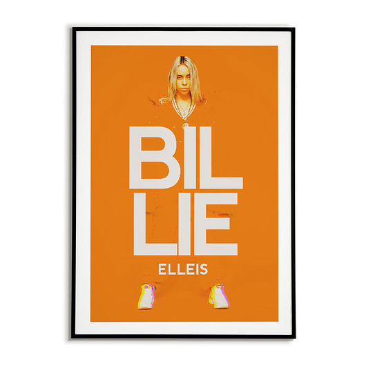 Plakat Billie Elleis -Plakat z piosenkarką-Muzyka Bajkowe Obrazki