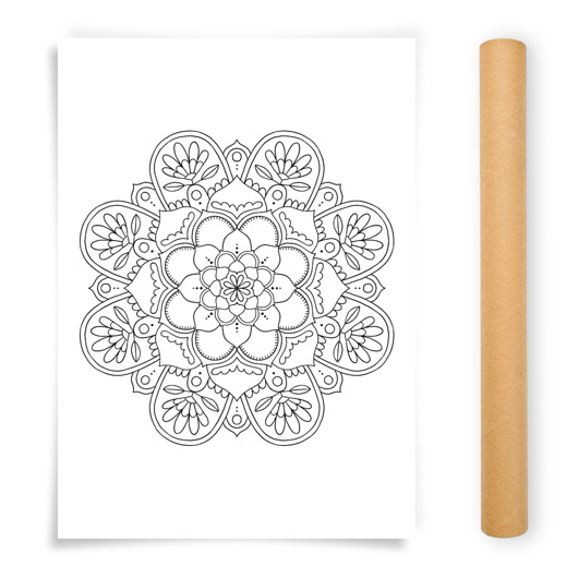 plakaty Plakat do Kolorowania Mandala 50x70cm