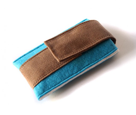 etui - turquoise&white&chocolate - elfagado