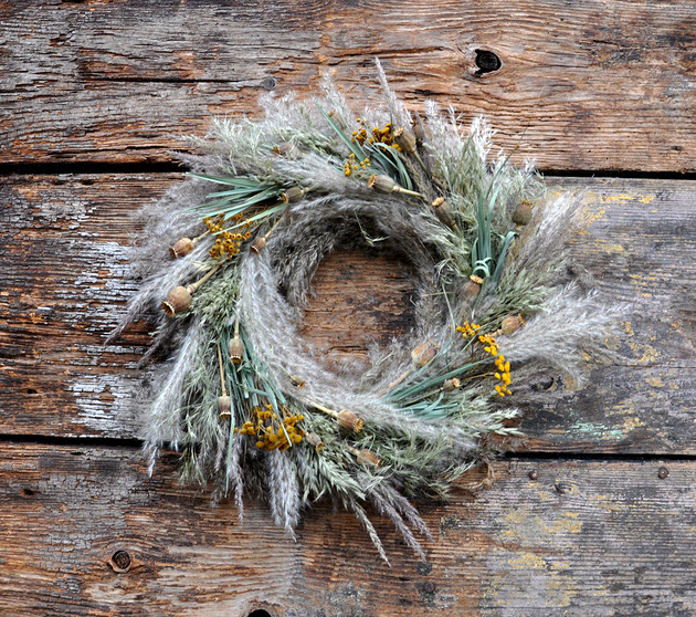 wianki Naturalny wianek boho