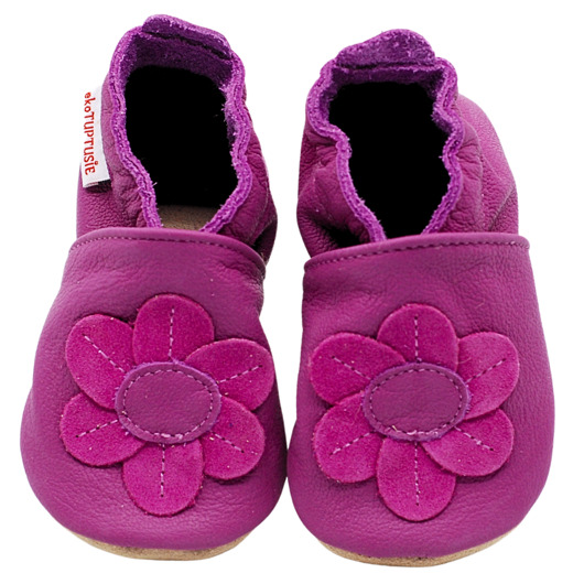 buty dziecięce Stokrotka mono fiolet ekoTuptusie kapcie dziecięce FASTER