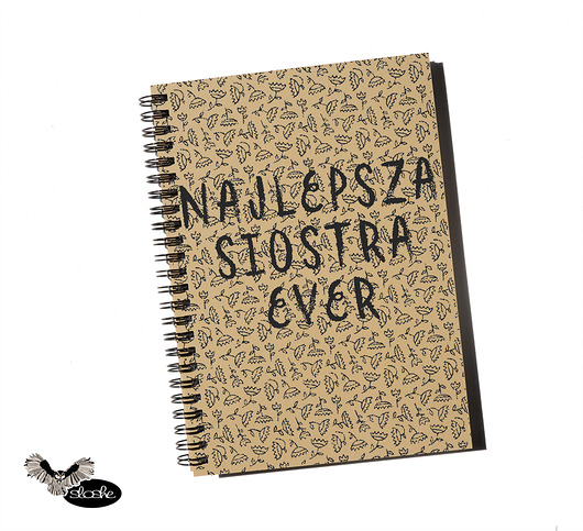 Najlepsza siostra ever, z eko papieru Sowia Aleja