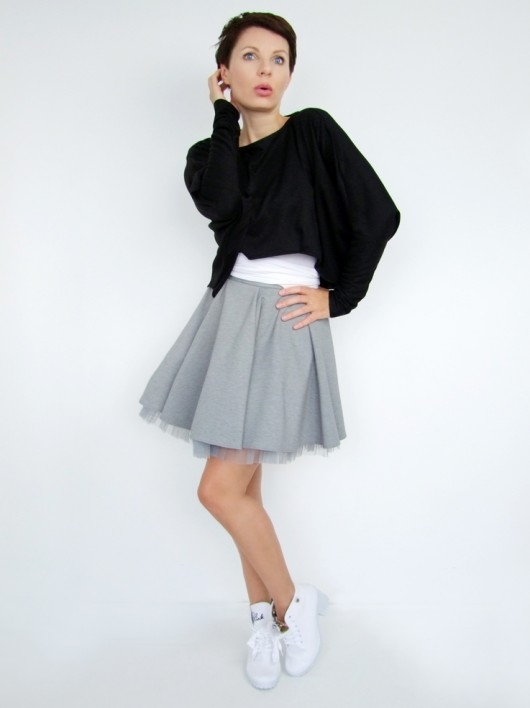bluza bez kaptura damska Bluza kimono by momo