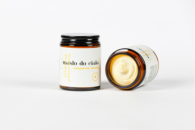 balsamy i masła do ciała Masło do ciała Organiczne Mango