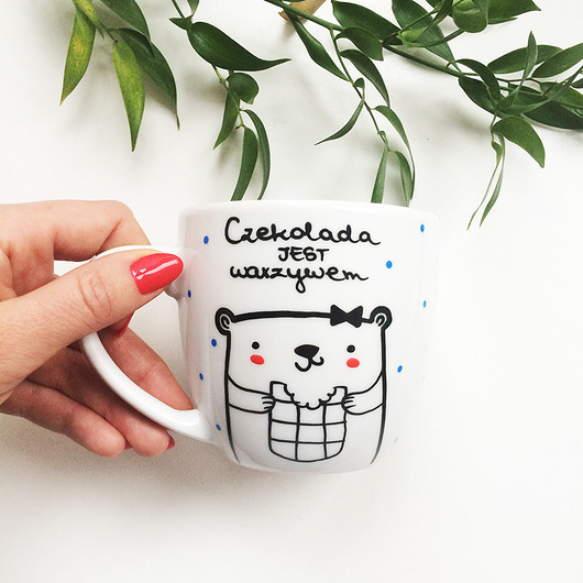 Czekolada jest warzywem  - kubek XL miamilu