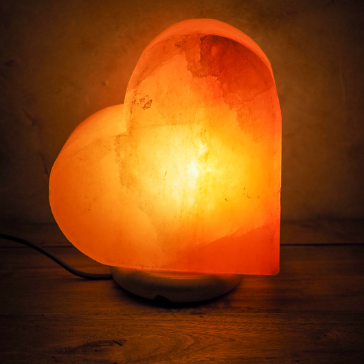 dekoracje świetlne Lampa solna w kształcie serca