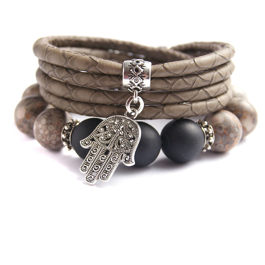 KOMPLET :: beige & black kaktusia