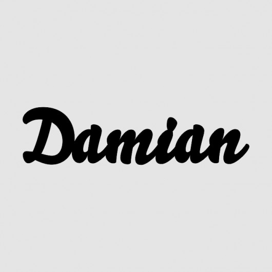 Napis Drewniany 3D DAMIAN LOVINA PRINTS