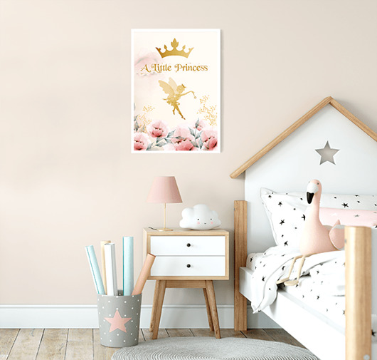 obrazy i plakaty do pokoju dziecięcego Plakat dla księżniczki, Little Princess