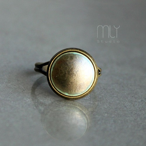 pierścionki - różne Miętowy/pierścionek ceramiczny