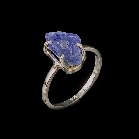 pierścionki srebrne Pierścionek fiołkowy tanzanit